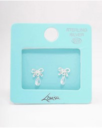 Lovisa - Sterling Silver Bow & Pear Drop Earrings