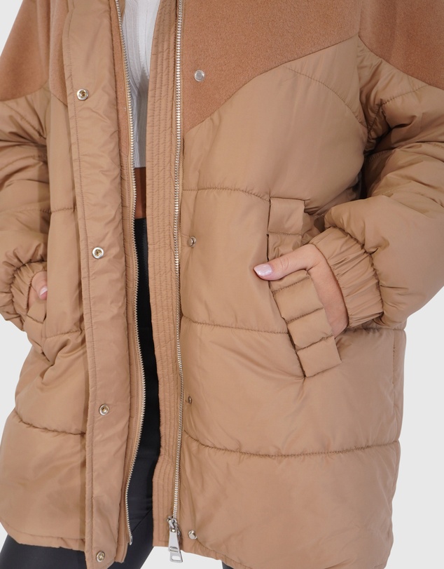 Belle & Bloom - Say It Again Quilted Jacket - Camel