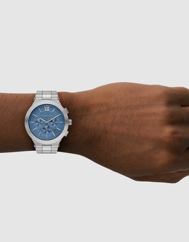 Michael Kors - Billie Silver Tone Chronograph Watch