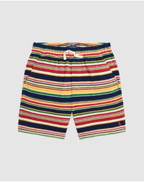 Polo Ralph Lauren - Striped Cotton Terry Shorts - Teens