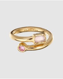 Haze & Glory - ICONIC EXCLUSIVE - Luna Rose Wrap Ring in 925 Silver Vermeil