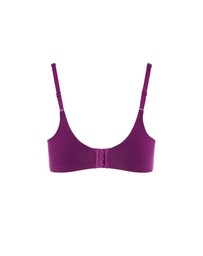 City Chic - Plus Size Smooth & Chic Cotton T-Shirt Bra - purple iris