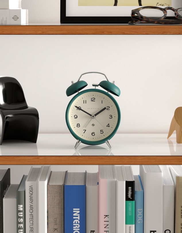 Newgate - Newgate Charlie Bell Echo Alarm Clock Green
