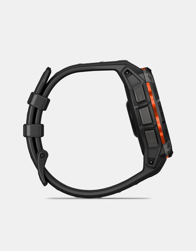 Garmin - Instinct 3 45mm Solar Black Bezel with Black Band