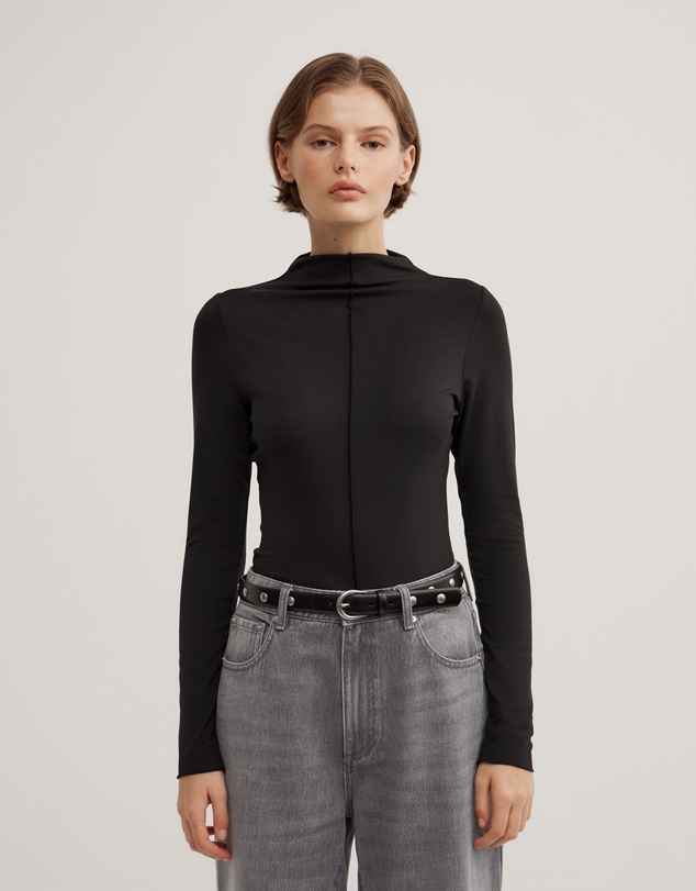 Witchery - Mock Neck Jersey Top