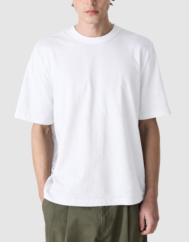 Bassike - Regular Midweight Raw T-Shirt