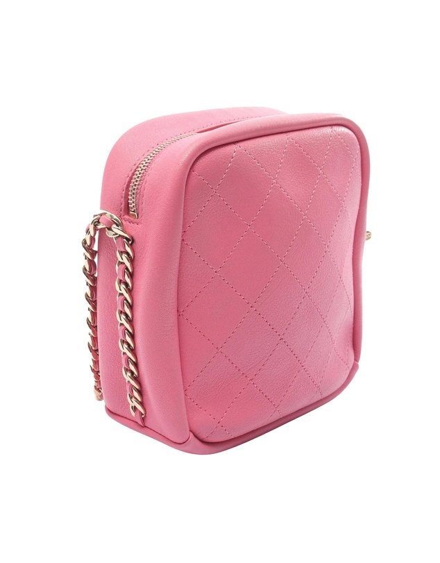 Pre-Loved by Azura Reborn - Pre-Loved Stitched Goatskin Casual Trip North South Camera Case