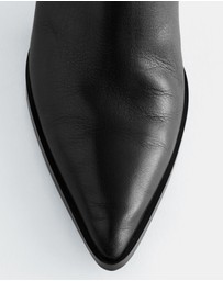 & Other Stories - Kitten Heel Suede Ankle Boots