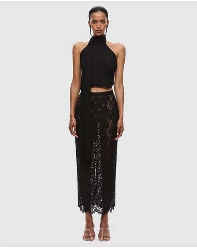 MISHA - The Sash Jersey Top