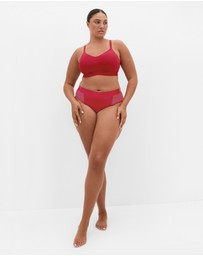 City Chic - Signature Ccx Cheeky Panty - Shiraz