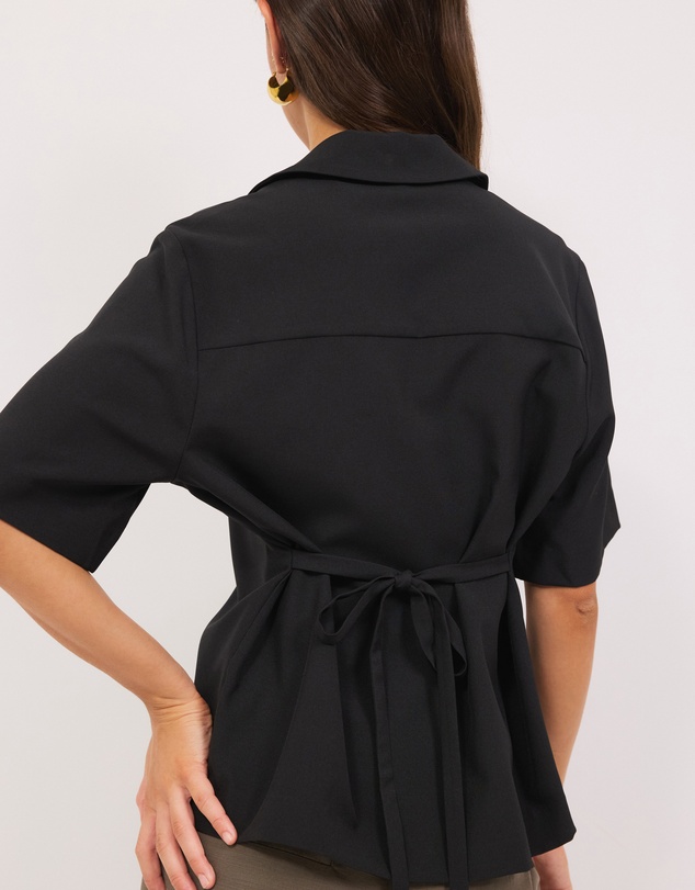 Calli - Kerr Tailored Tie Back Shirt
