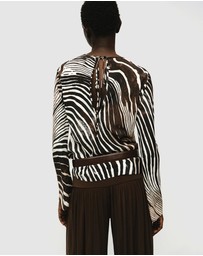 M.N.G - Zebra Print Blouse