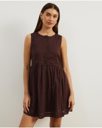 Atmos&Here - Dalia Cotton Voile Mini Dress