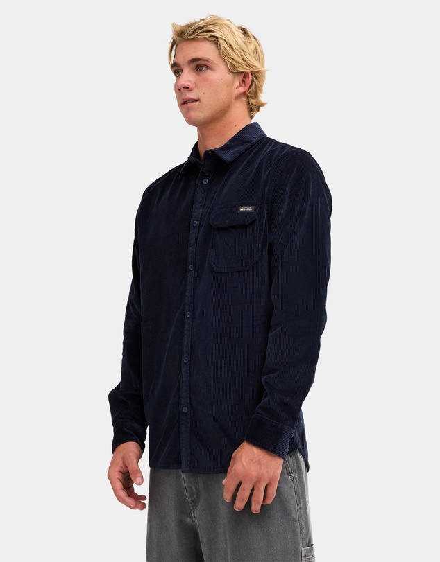 Quiksilver - Mens Aireys Corduroy Long Sleeve Shirt