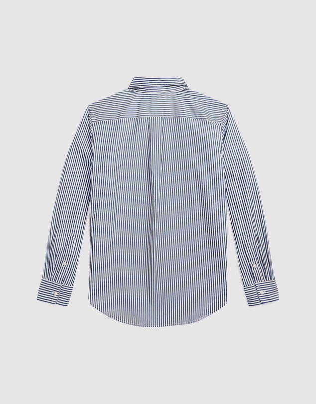 Polo Ralph Lauren - Striped Cotton Poplin Shirt - Teens - ICONIC EXCLUSIVE