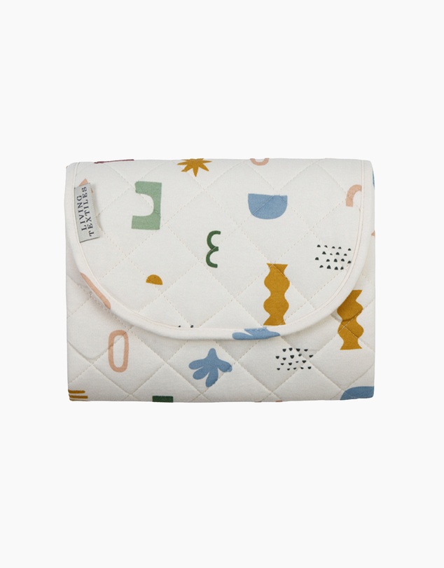 Living Textiles - Waterproof Travel Change Mat - Geo Mod