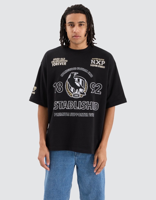 Nena & Pasadena - Collingwood Mega Loop Back Tee