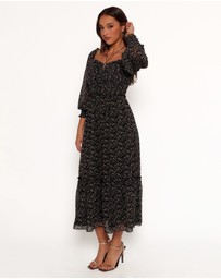 Petal & Pup - Keziah Long Sleeve Maxi Dress - Navy Ditsy Floral