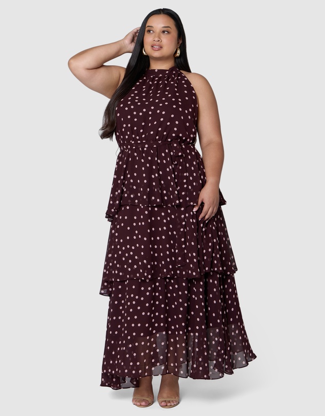 Pink Dusk by Curve Project - Adore Maxi Dress