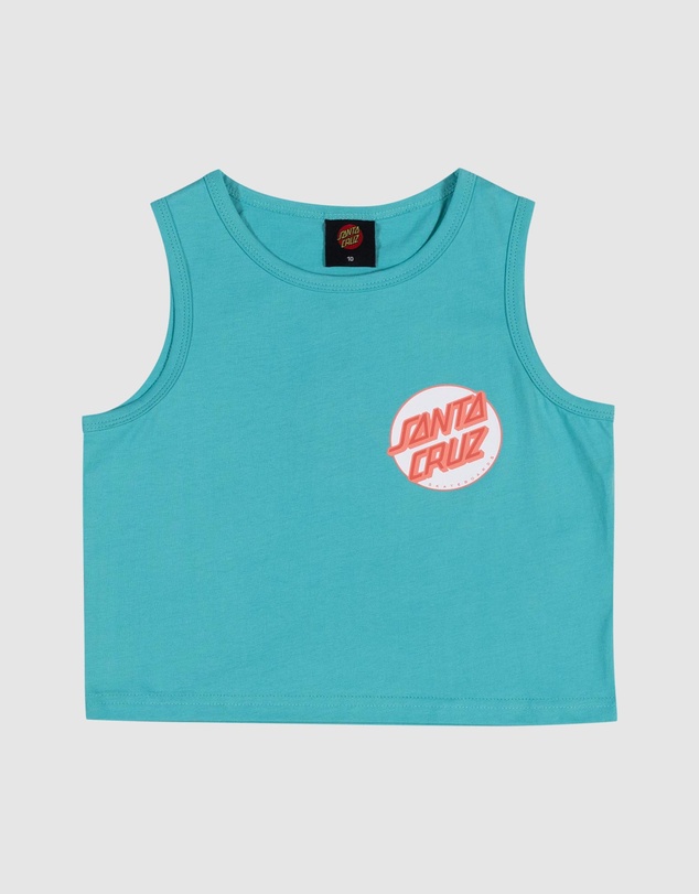 Santa Cruz - Other Dot Chest Crop Tank - Teens