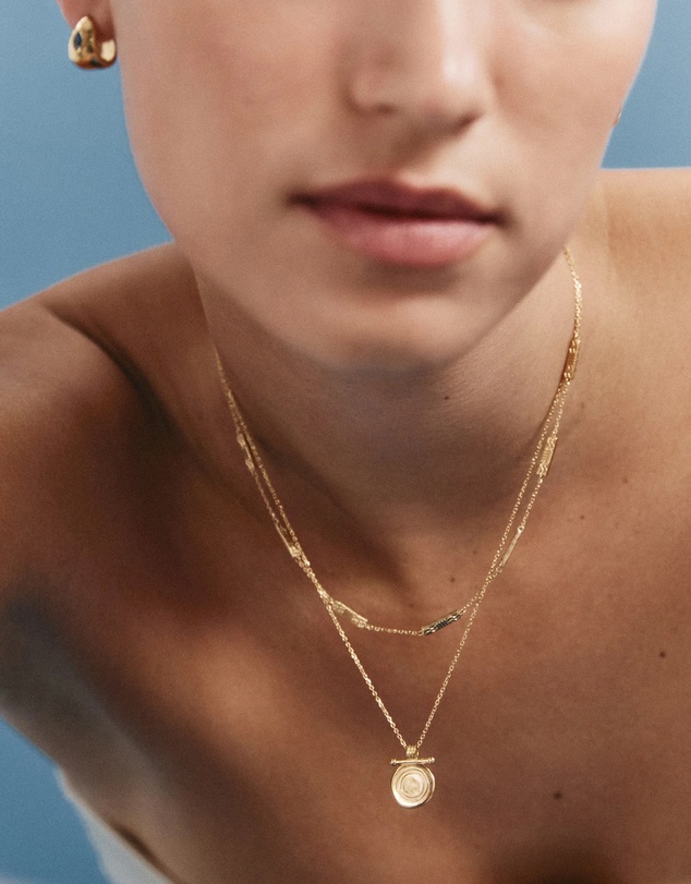 Kirstin Ash - Indigo Coin Necklace