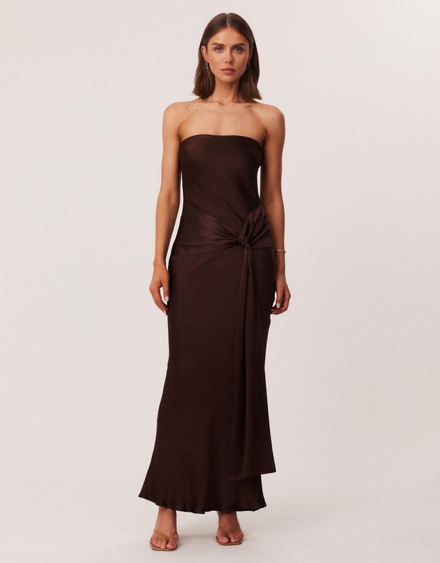 SNDYS - Angie Tie Front Maxi Dress - ICONIC EXCLUSIVE