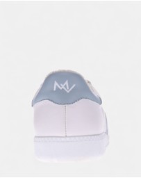 Mia Vita - Ramona Lace-Up Casual Sneaker - White/Blue