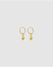 Ichu - Golden Details Stud Earrings