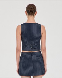 FRIEND of AUDREY - Jayden Stripe Waistcoat