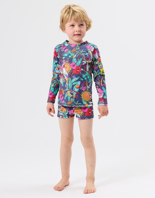 Goldie + Ace - Paradise Rashguard - Babies-Kids