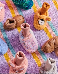 Kip&Co - Biscuit Baby Booties - Babies