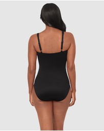 Miraclesuit Swimwear  - Rock Solid Polaris Wired Square Neck One-Piece Shaping Swimsuit