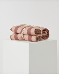 Phile - Striped Play Mat – Pink