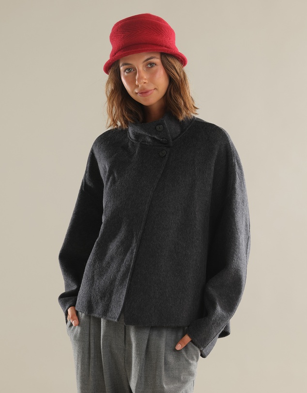 Morgan & Taylor - Sadie Woollen Pull On in Dark Red