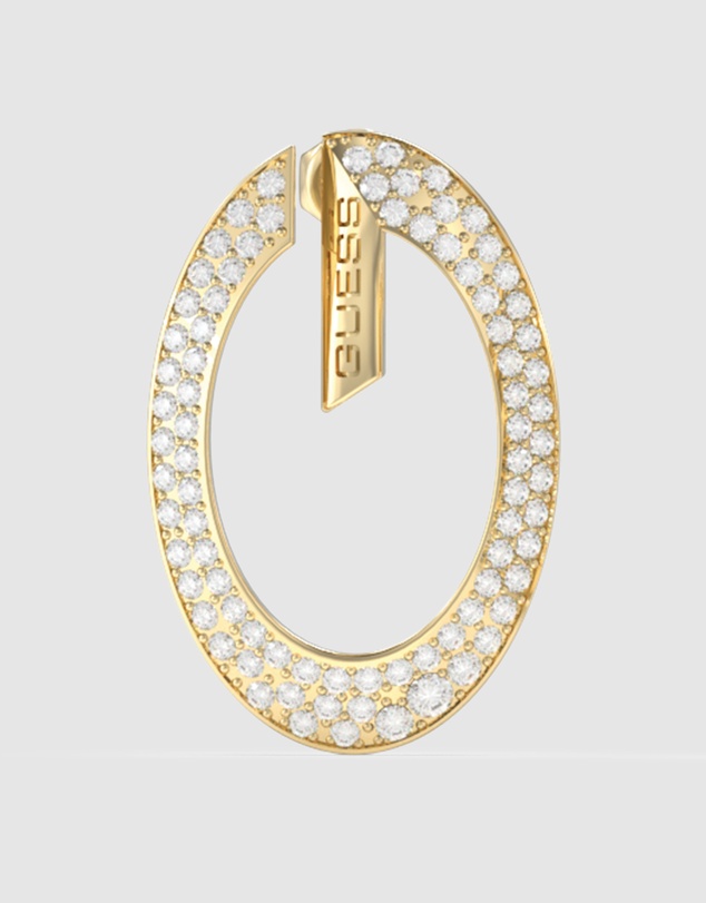 GUESS - GUESS Ladies Gold-Tone 33mm G Camden Maxi Studs