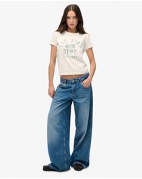 Superdry - Athletic Graphic Fitted Slim Fit Tee