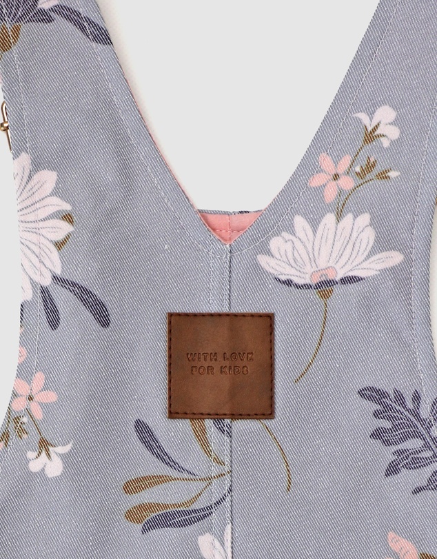 WITH LOVE FOR KIDS - Hazel Denim Pinafore Dress - Babies - Kids