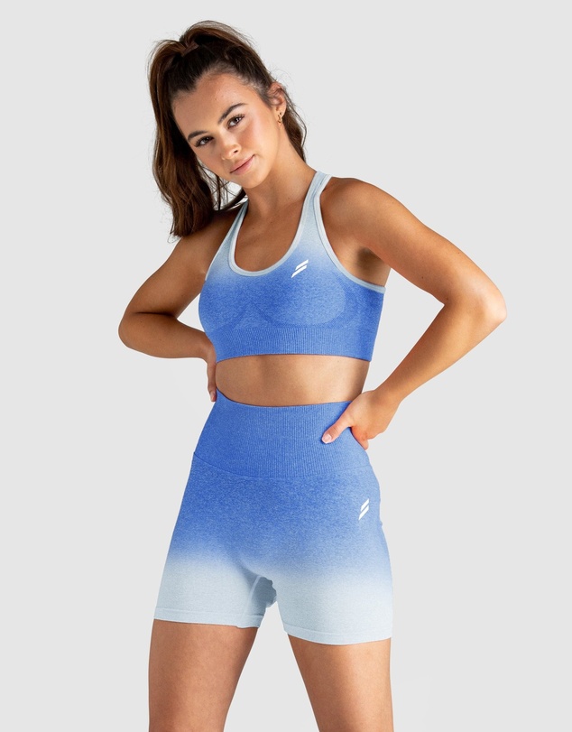 Doyoueven - Ombre Scrunch Seamless Shorts