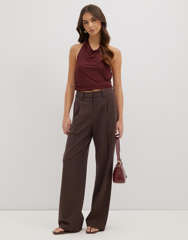 Dazie - Work Wife Stripe Tailored Pants
