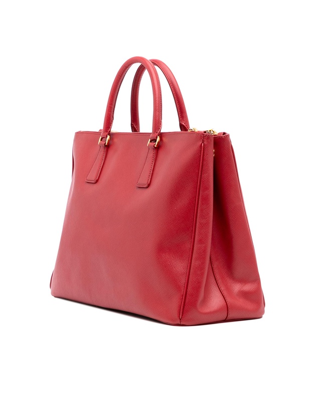Pre-Loved by Azura Reborn - Pre-Loved Large Saffiano Lux Galleria Double Zip Satchel