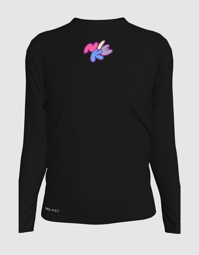 Nike - Bubble Script Big Kids Dri-Fit Long-Sleeve Hydroguard