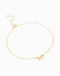 Lovisa - Gold Plated Sterling Silver Bow Chain Bracelet