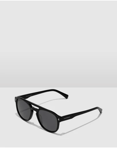 Hawkers Co - HAWKERS - Polarized Black Dark DIVER Sunglasses for Men and Women UV400