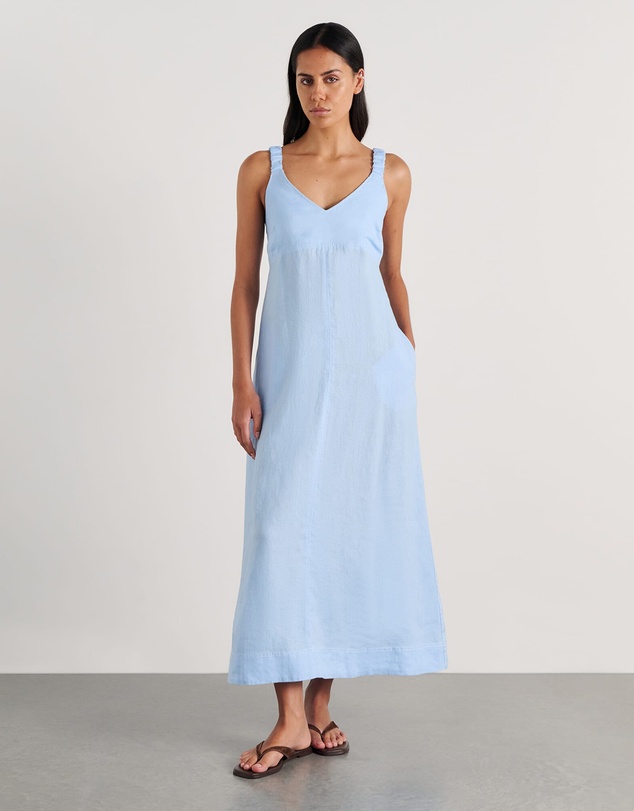 Jag - Sara Linen Midi Dress