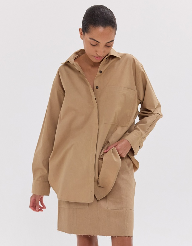 Cloth & Co. - The Short Element Skirt | Italian Wheat