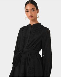 Forcast - Lea Cotton Tie Dress