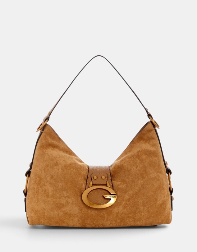 GUESS - Camden Faux-Suede Shoulder Bag