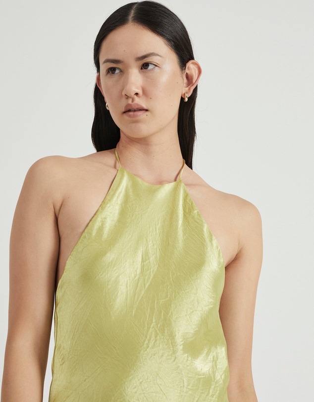 Third Form - Crush Bias Halter Dress