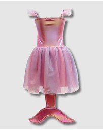 Pink Poppy - Mermaid Sparkle Dress With Tail
