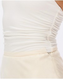 Minima Esenciales - Hazel Halter Neck Jersey Top